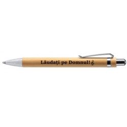 Pix lemn bambus, Laudati pe Domnul!